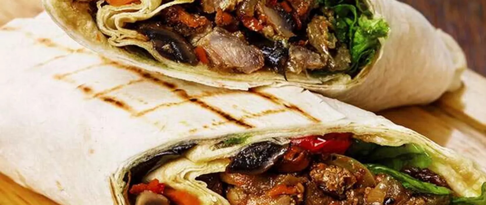 WRAP MET M. CHAMPIGNONS EN KIP