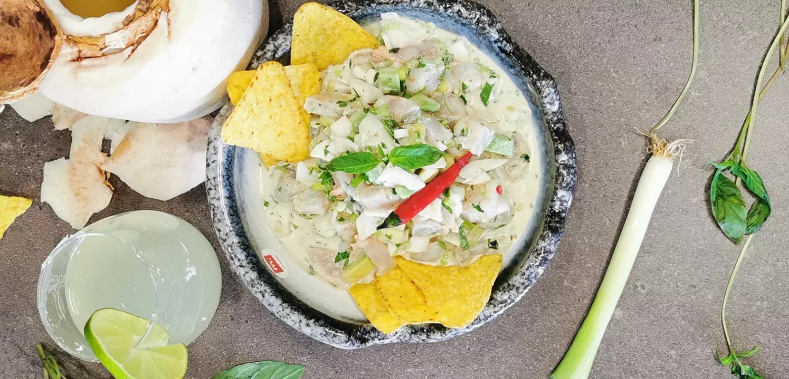M. YOUNG COCONUT SHRIMP CEVICHE