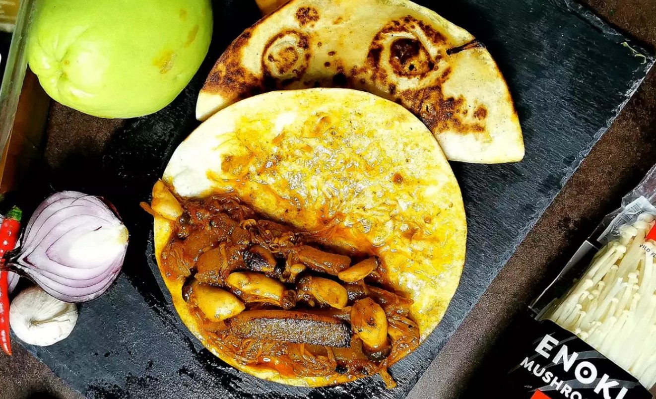 TACO'S MET M. CHAMPIGNONS EN CHAYOTE
