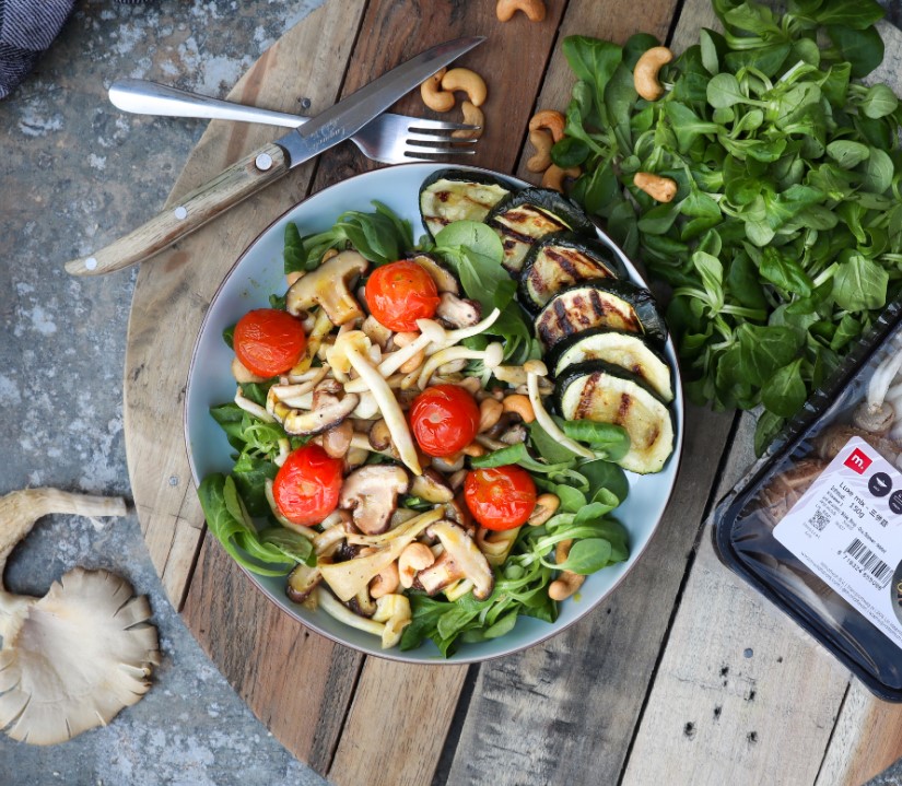 ZOMERSE PADDESTOELENSALADE